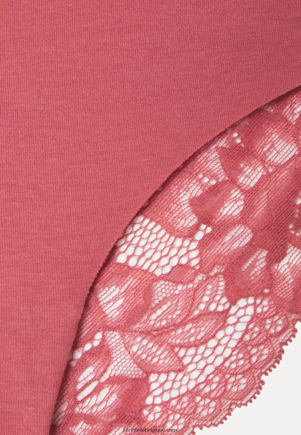 femmes Culotte brésilienne coton et dentelle 7pp rose/blanc/noir Anna FieldNHH26B953