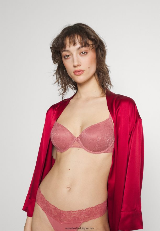 femmes Lot de 2 soutiens-gorge à armatures noir/rose Anna FieldNHH26B941