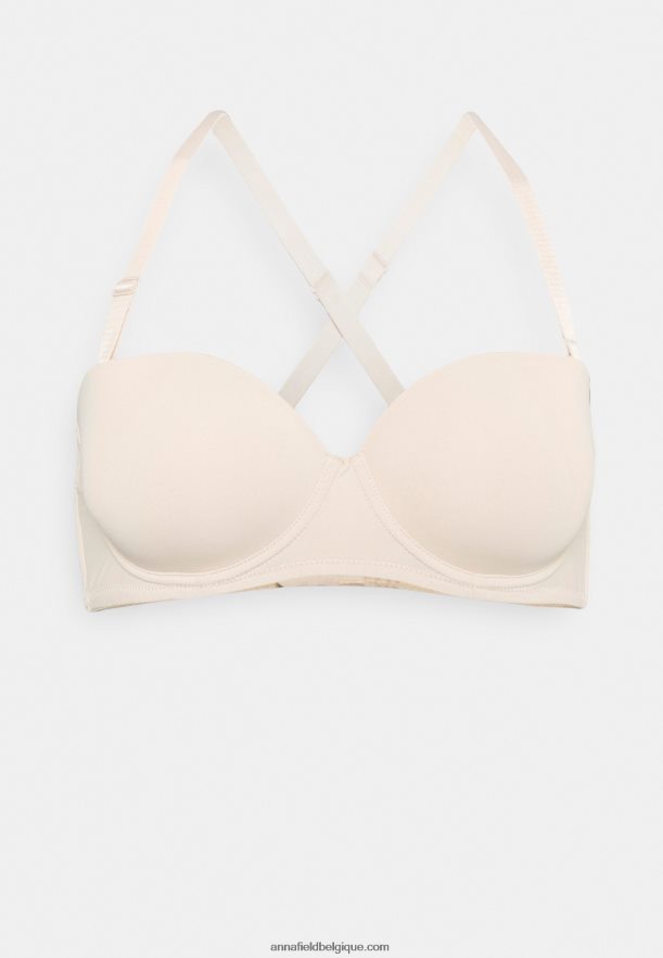 femmes Lot de 2 soutiens-gorge sans bretelles multipositions blanc/nude Anna FieldNHH26B925