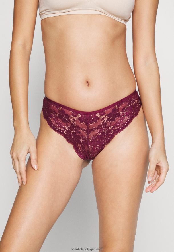 femmes Lot de 5 slips noir/rouge/nude Anna FieldNHH26B994