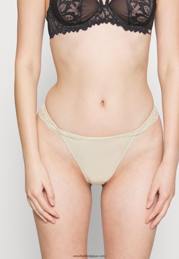 femmes Lot de 5 string nude/noir Anna FieldNHH26B1007