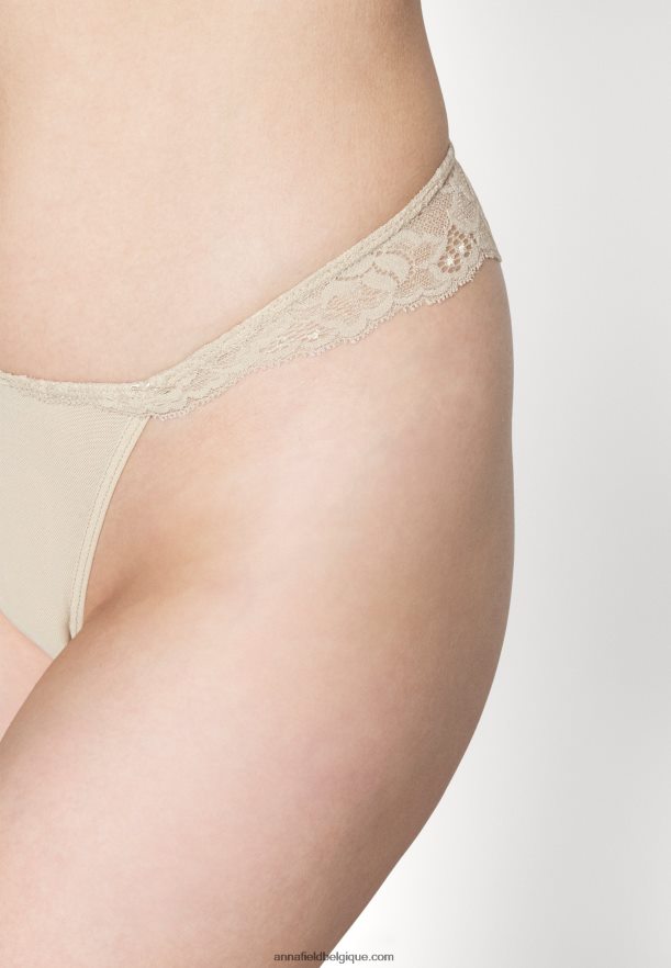 femmes Lot de 5 string nude/noir Anna FieldNHH26B1007