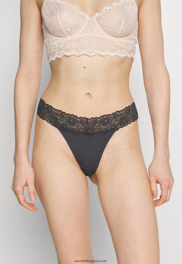 femmes Lot de 5 strings blanc/nude Anna FieldNHH26B1000