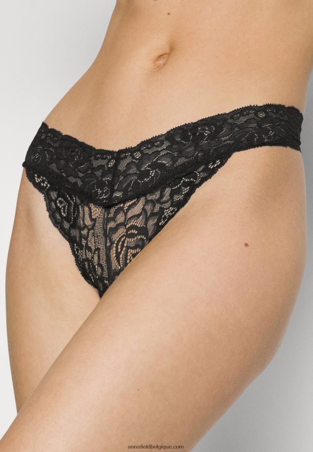 femmes Lot de 5 strings noirs Anna FieldNHH26B1003