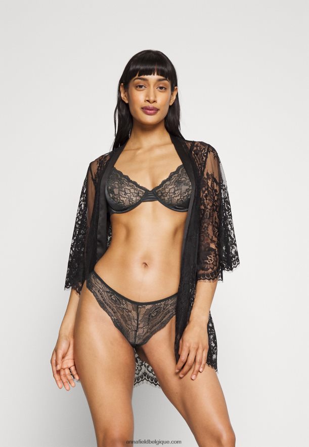 femmes Lot de 5 strings noirs Anna FieldNHH26B1006