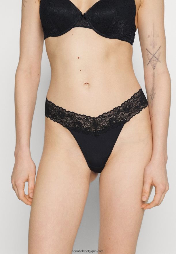 femmes Lot de 5 strings rose/noir Anna FieldNHH26B980