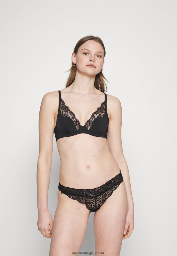 femmes Lot de 5 strings schwarz/wei/nude Anna FieldNHH26B961