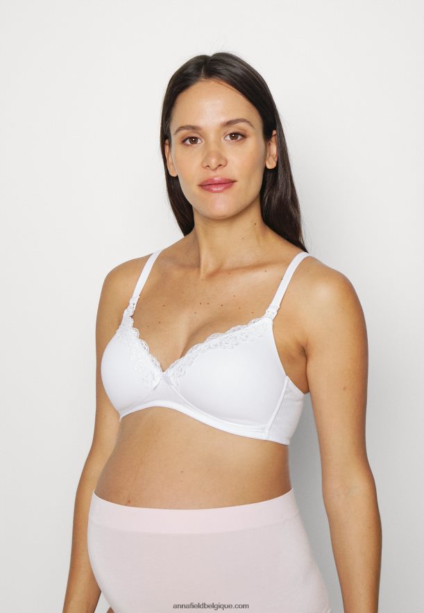 femmes coquelicot soutien-gorge d'allaitement 2pp soutien-gorge triangle rose/blanc Anna FieldNHH26B918