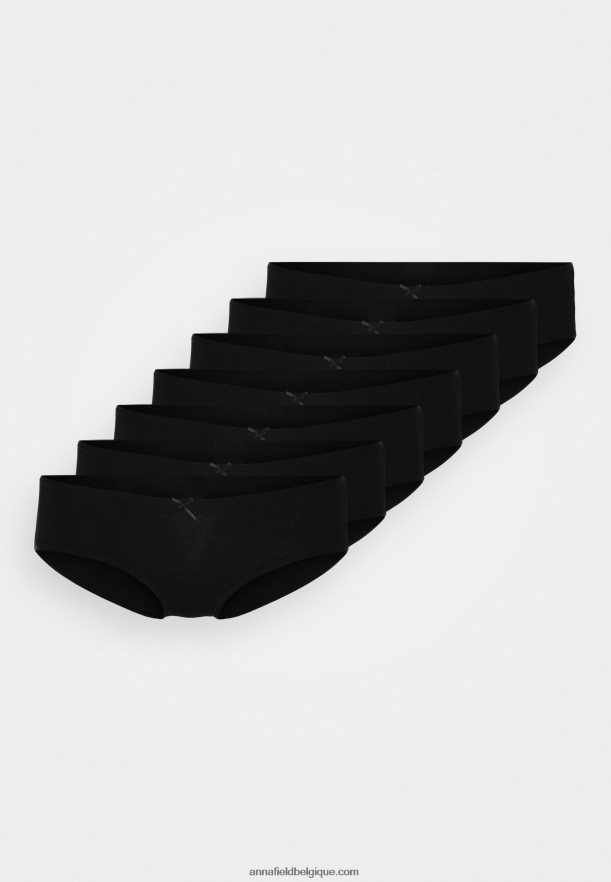 femmes lot de 7 slips romy noir Anna FieldNHH26B985