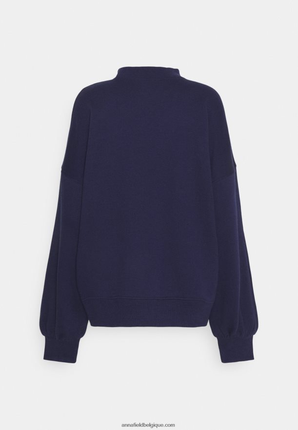 femmes sweat bleu foncé Anna FieldNHH26B757