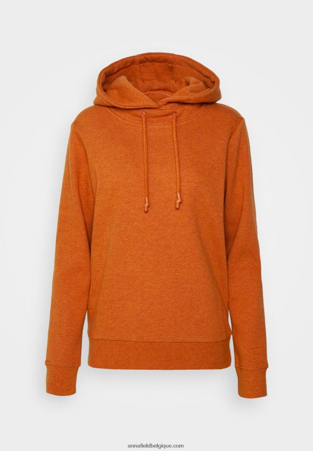 femmes sweat à capuche orange chiné Anna FieldNHH26B759