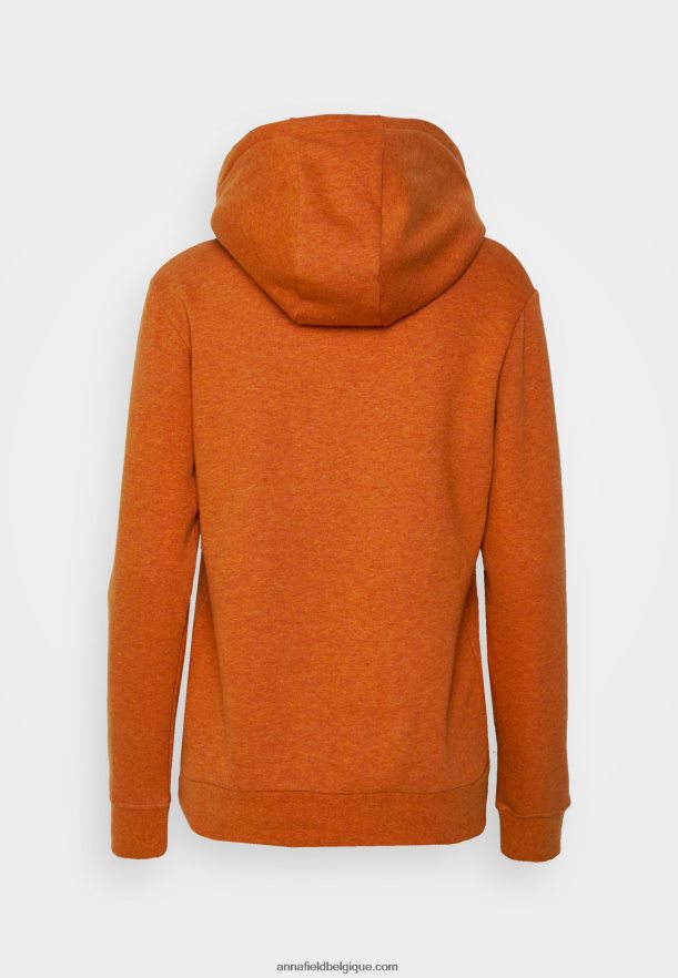 femmes sweat à capuche orange chiné Anna FieldNHH26B759