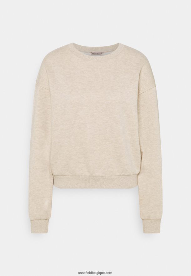 femmes sweat chiné beige Anna FieldNHH26B756
