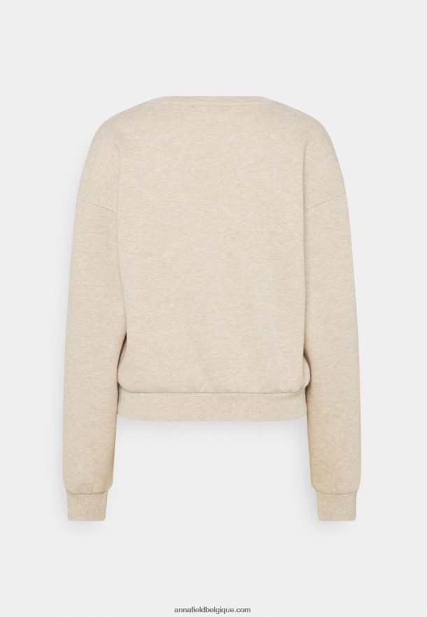 femmes sweat chiné beige Anna FieldNHH26B756