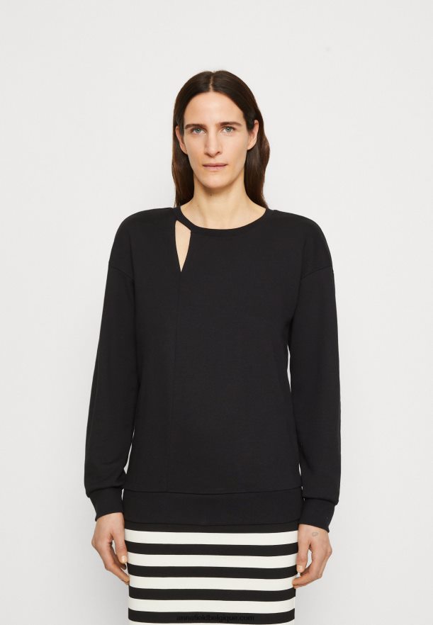 femmes sweat noir Anna FieldNHH26B764