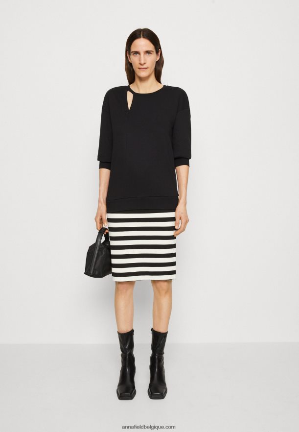 femmes sweat noir Anna FieldNHH26B764