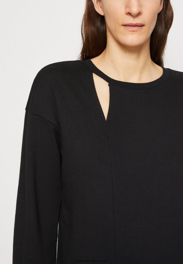femmes sweat noir Anna FieldNHH26B764