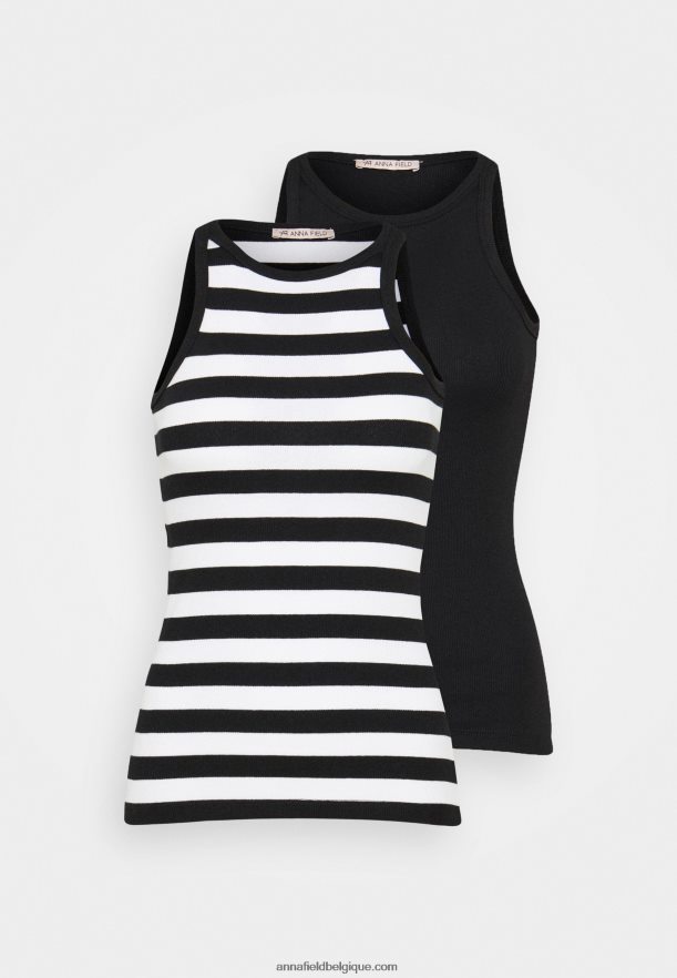 femmes Lot de 2 hauts noir Anna FieldNHH26B383