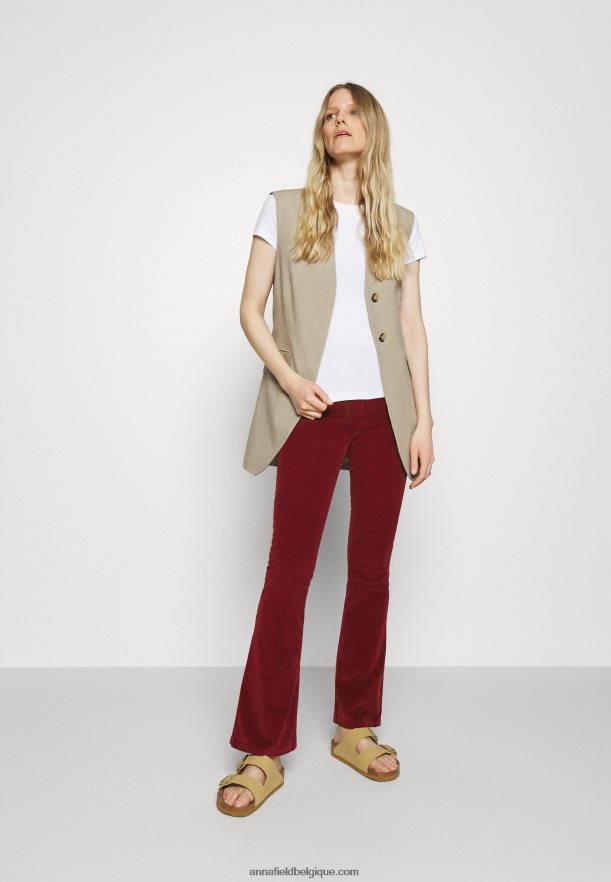 femmes Lot de 2 t-shirts basiques blanc Anna FieldNHH26B252