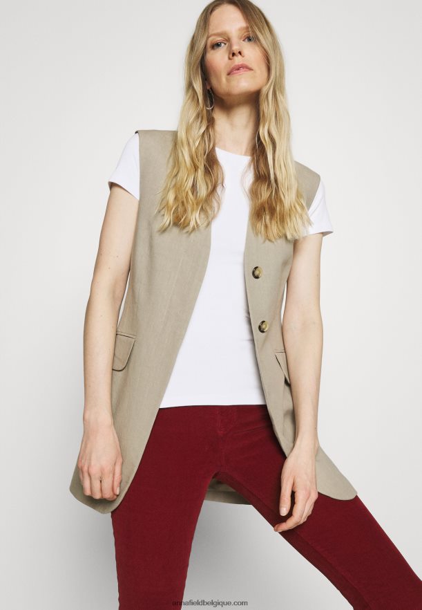 femmes Lot de 2 t-shirts basiques blanc Anna FieldNHH26B252