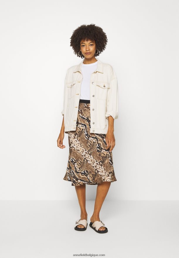 femmes Lot de 2 t-shirts basiques blanc/noir Anna FieldNHH26B316