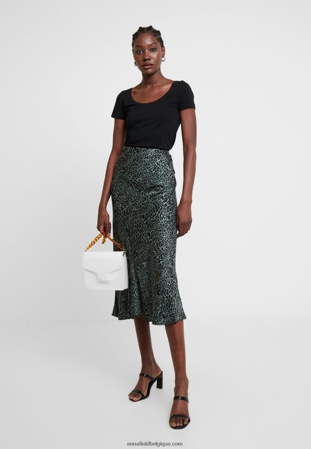 femmes Lot de 2 t-shirts basiques noir Anna FieldNHH26B318