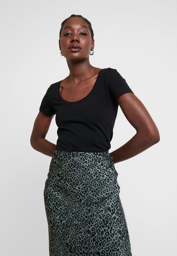 femmes Lot de 2 t-shirts basiques noir Anna FieldNHH26B318