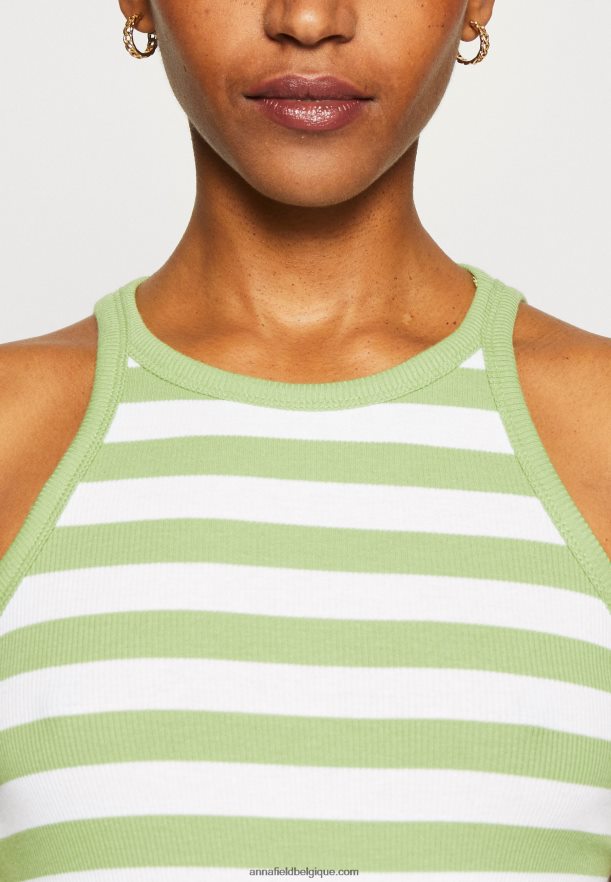 femmes Lot de 2 tops blanc cassé/vert Anna FieldNHH26B479