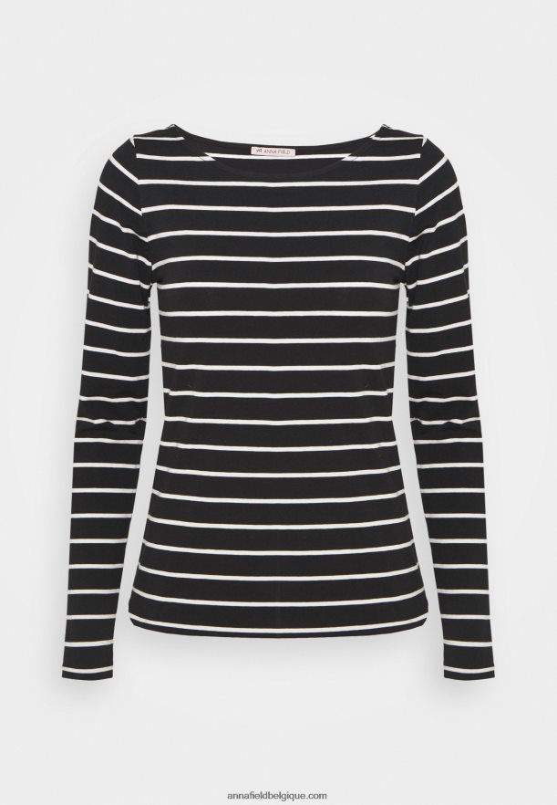 femmes Lot de 2 tops manches longues noir Anna FieldNHH26B591