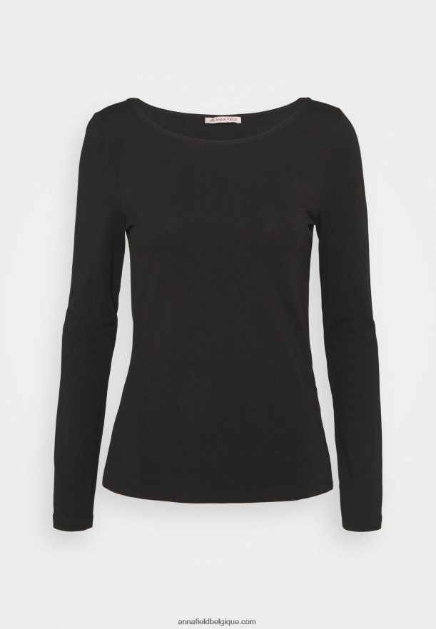 femmes Lot de 2 tops manches longues noir Anna FieldNHH26B591