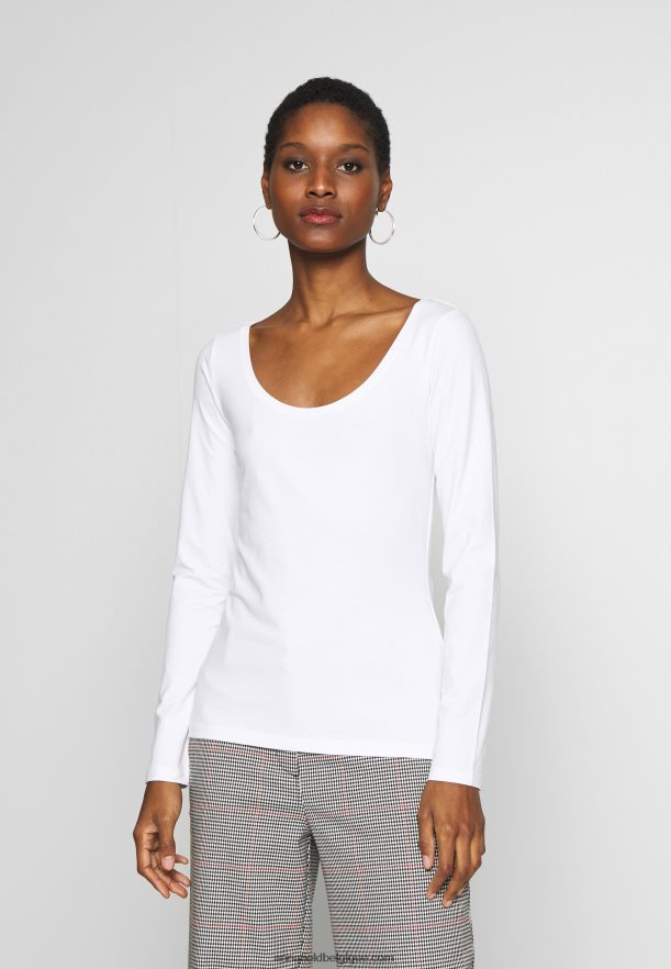 femmes Lot de 2 tops manches longues noir/blanc Anna FieldNHH26B513