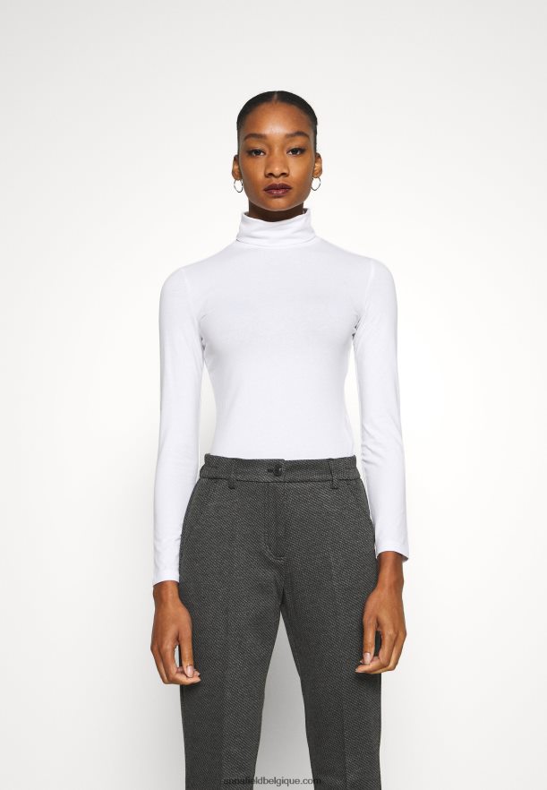 femmes Lot de 2 tops manches longues noir/blanc Anna FieldNHH26B551