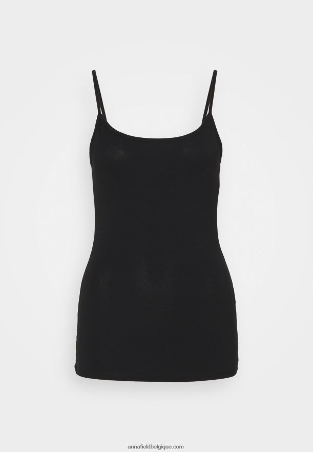 femmes Lot de 2 tops noir/gris clair chiné Anna FieldNHH26B431