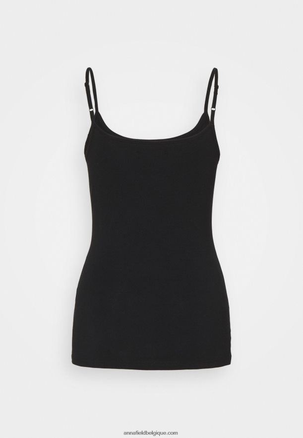 femmes Lot de 2 tops noir/gris clair chiné Anna FieldNHH26B431