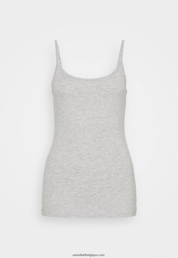 femmes Lot de 2 tops noir/gris clair chiné Anna FieldNHH26B431