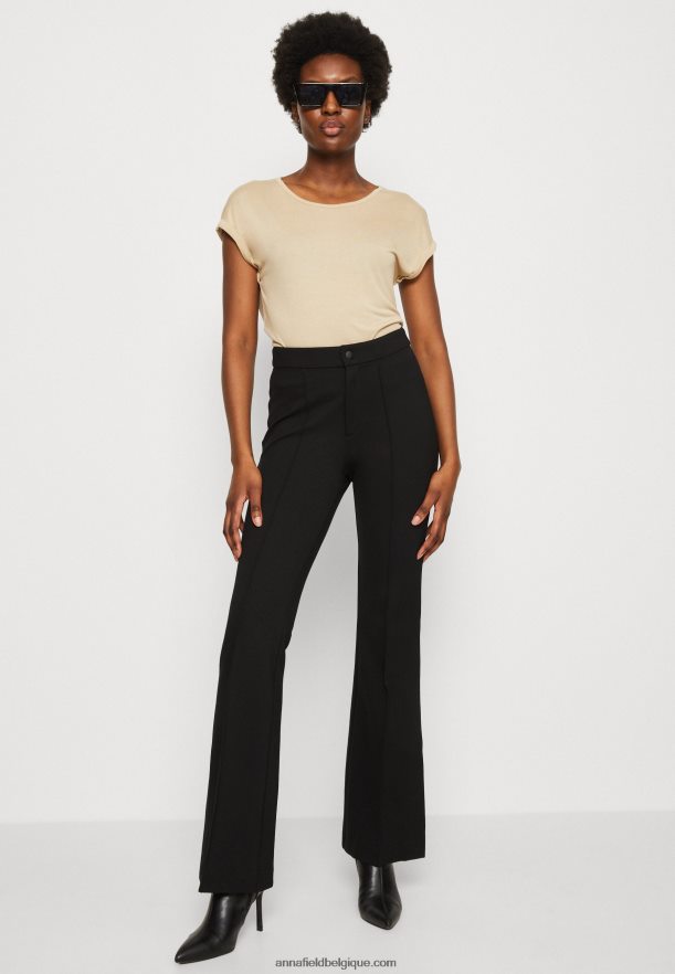 femmes Lot de 3 t-shirts basiques beige/blanc cassé/rouge Anna FieldNHH26B301