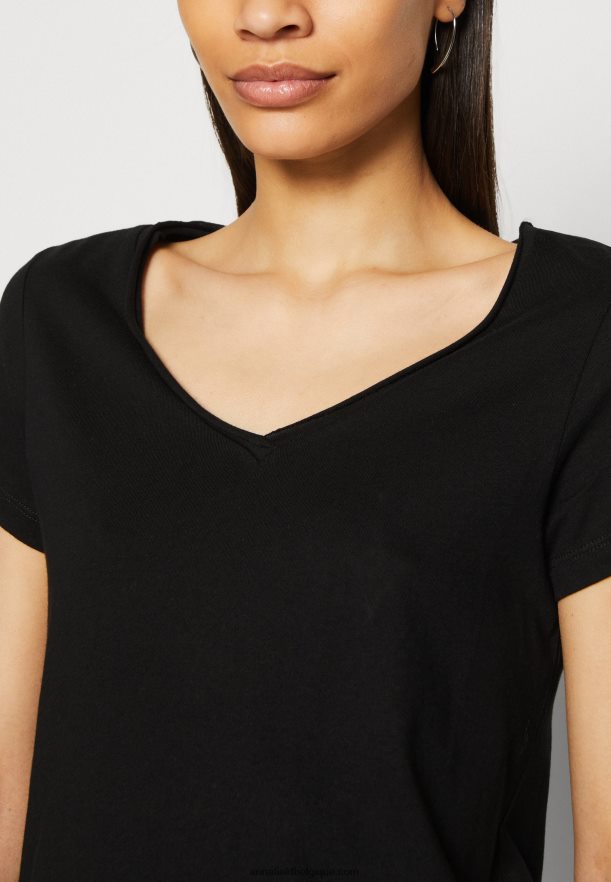 femmes Lot de 3 t-shirts basiques noir/blanc/gris clair chiné Anna FieldNHH26B284