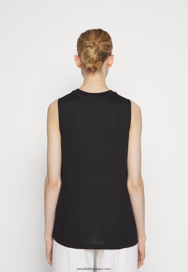 femmes chemisier noir/blanc Anna FieldNHH26B504