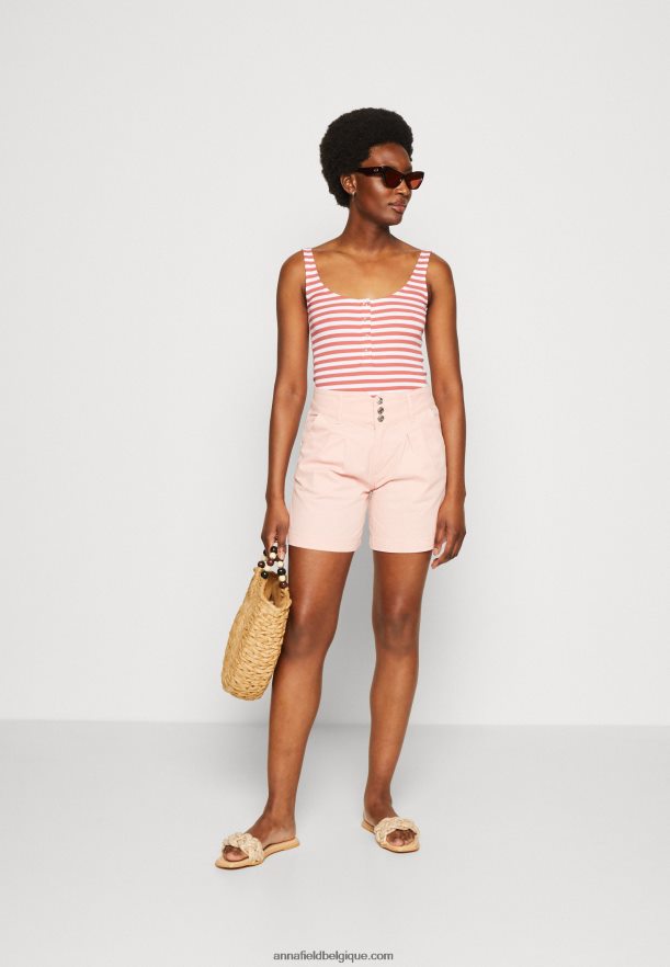 femmes dessus blanc/rouge Anna FieldNHH26B418