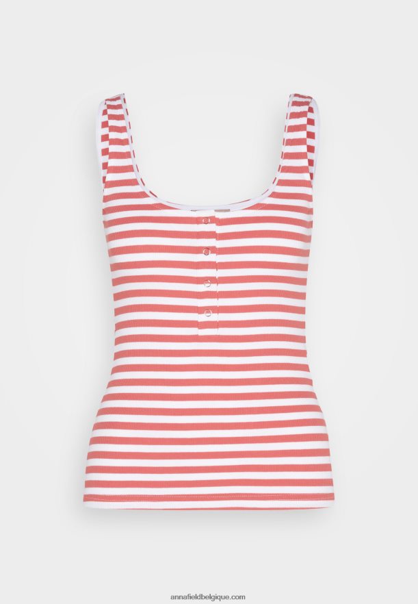 femmes dessus blanc/rouge Anna FieldNHH26B418