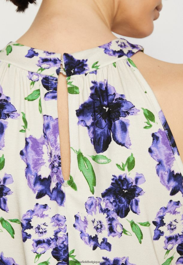 femmes haut blanc/bleu Anna FieldNHH26B422