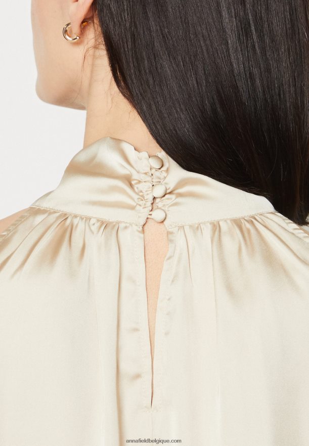 femmes haut blanc cassé Anna FieldNHH26B408