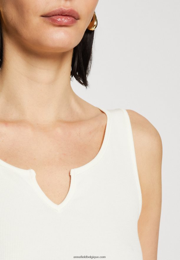 femmes haut blanc cassé Anna FieldNHH26B470