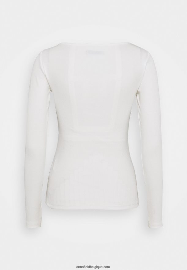 femmes haut blanc à manches longues Anna FieldNHH26B517