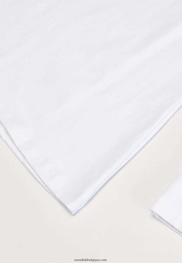 femmes haut blanc à manches longues Anna FieldNHH26B560