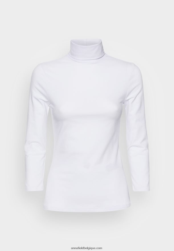 femmes haut blanc à manches longues Anna FieldNHH26B560
