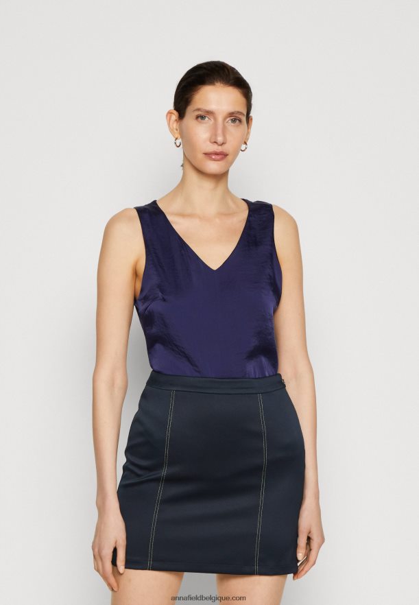 femmes haut bleu Anna FieldNHH26B396