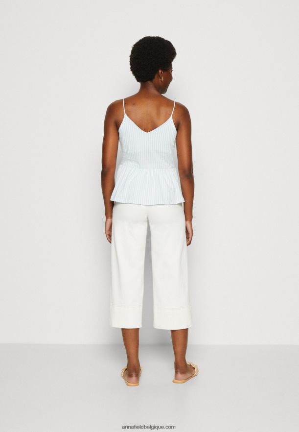 femmes haut bleu clair/blanc Anna FieldNHH26B450