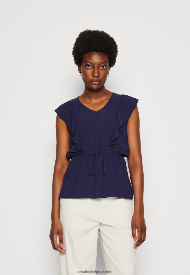 femmes haut bleu foncé Anna FieldNHH26B421