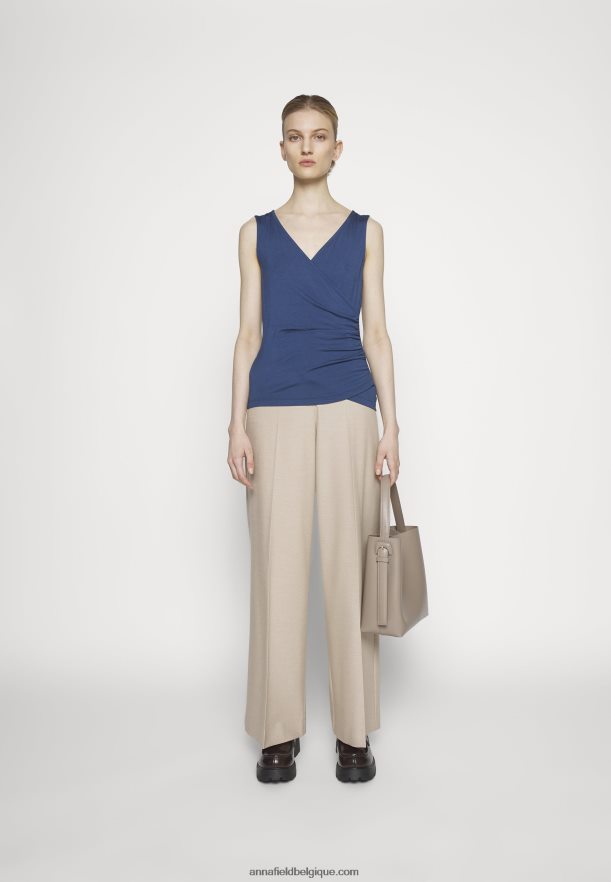 femmes haut bleu foncé Anna FieldNHH26B441